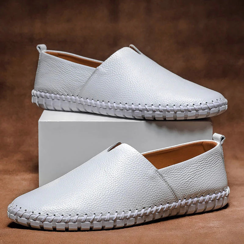 Lyra | Stitched Slip-On Loafers — Lightweight Everyday Design with Flexible Comfort Sole