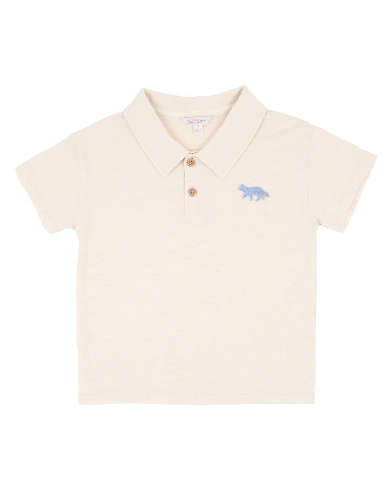 Textured Surf Graphic Polo Shirt - Everyday Smart Casual Beachwear Essential