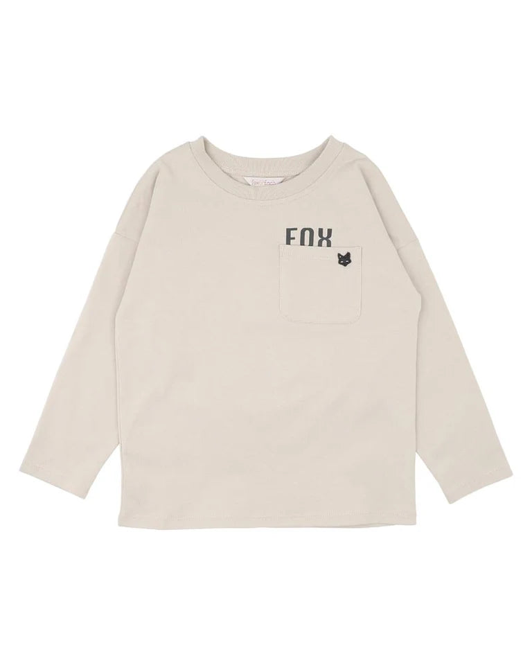 Nature Explorer Fox Print Long Sleeve Shirt – Rugged Outdoor Comfort Tee