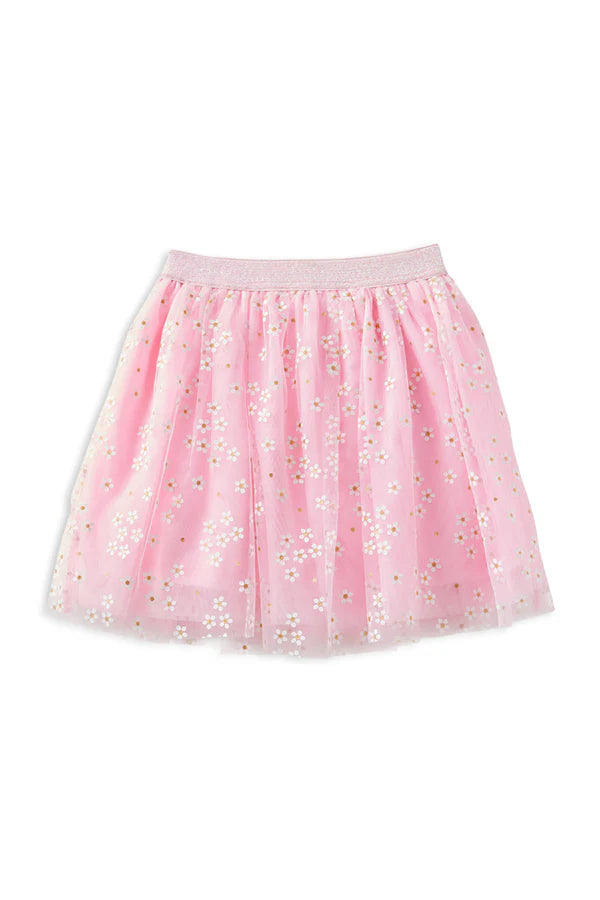 Spring Bloom Fairy Tutu Skirt – Lightweight Floral Costume for Girls