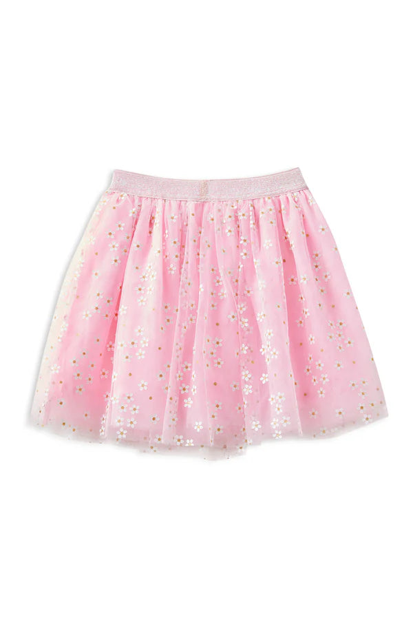 Spring Bloom Fairy Tutu Skirt – Lightweight Floral Costume for Girls