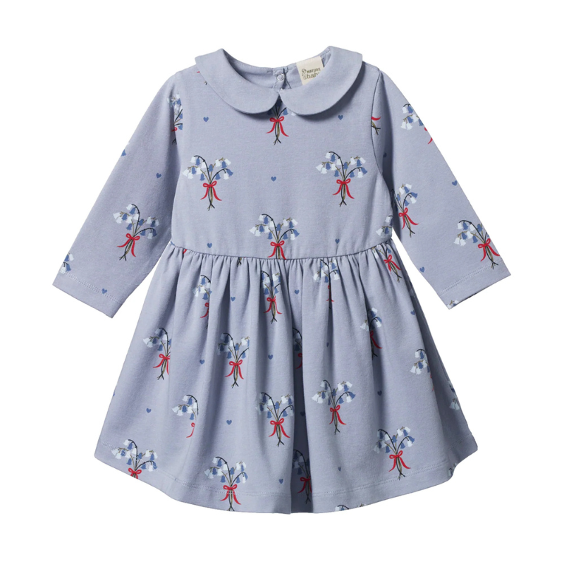 Blue Wildflower Elegance Pattern – Vintage-Inspired Floral Print Design