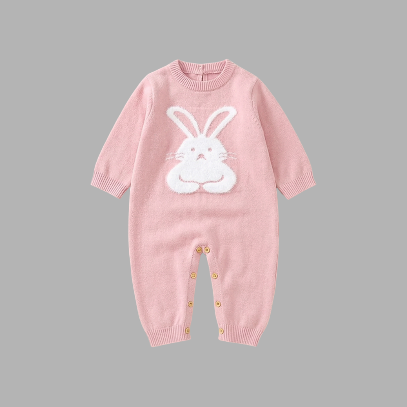Cozy Infant Winter Sweater Overalls – Warm Knitted Outfit for Baby Boys & Girls
