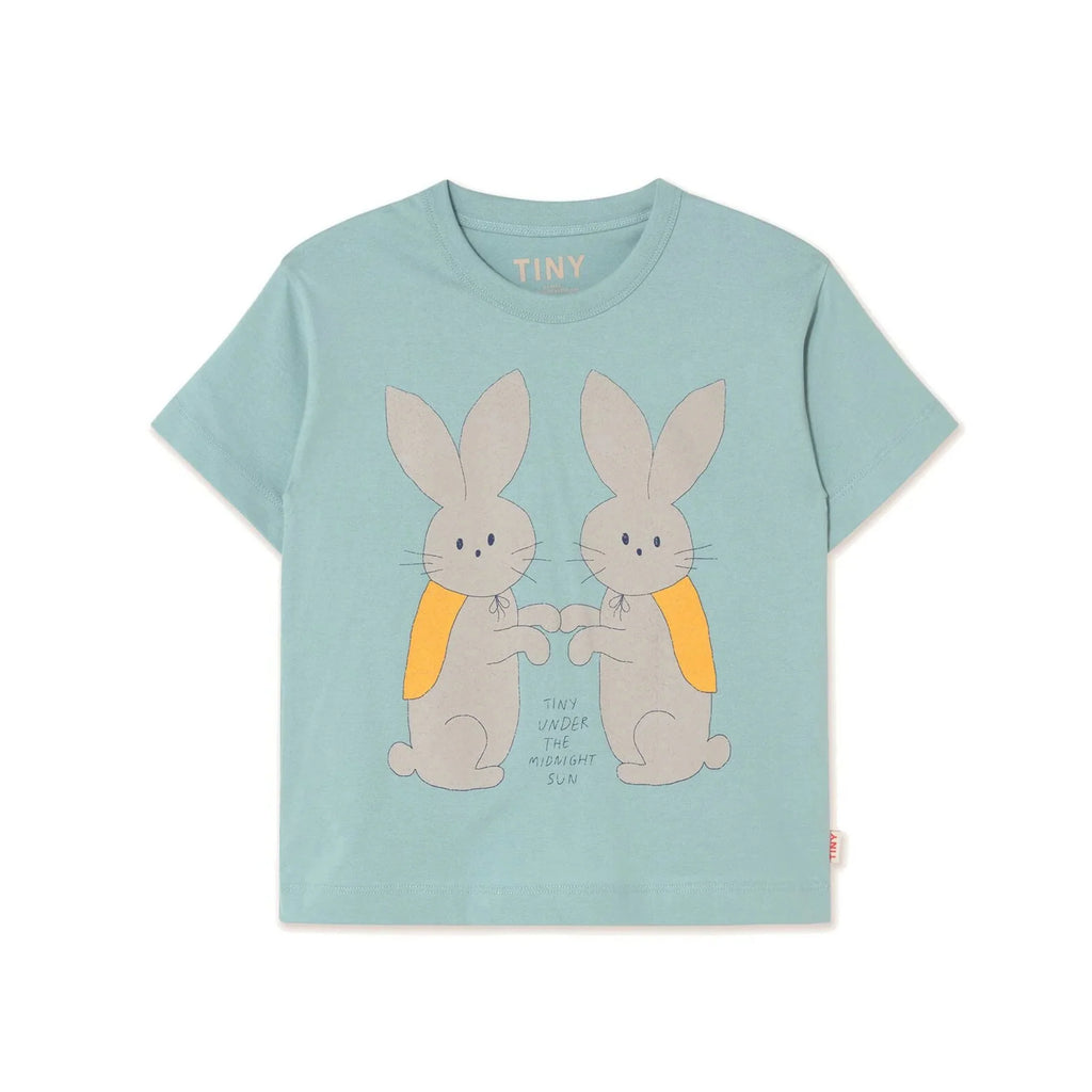 Kids Bunny Print Cotton T-Shirt – Soft Graphic Tee for Everyday Comfort, Playful Casual Wear