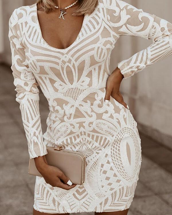 Women's Bodycon V-Neck Mini Dress – Sleek Slim-Fit Short Dress for Elegant Casual & Night Out Style