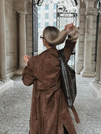 Camille | Double Button Trench Jacket – Tailored Belted Outerwear Coat for Layered Style