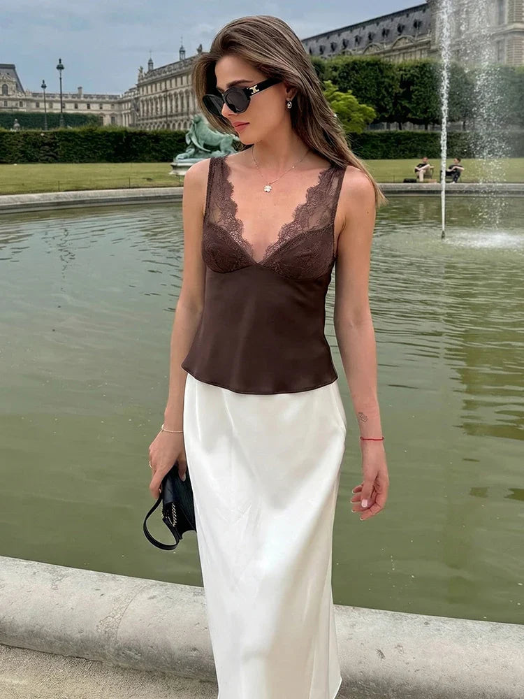 Women's Lace Detail Top – Graceful Summer Outfit Essential