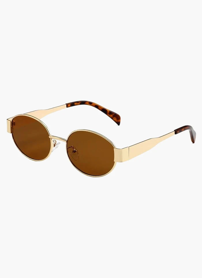 Women's Modern Oval Sunglasses - Minimalist Everyday Eyewear