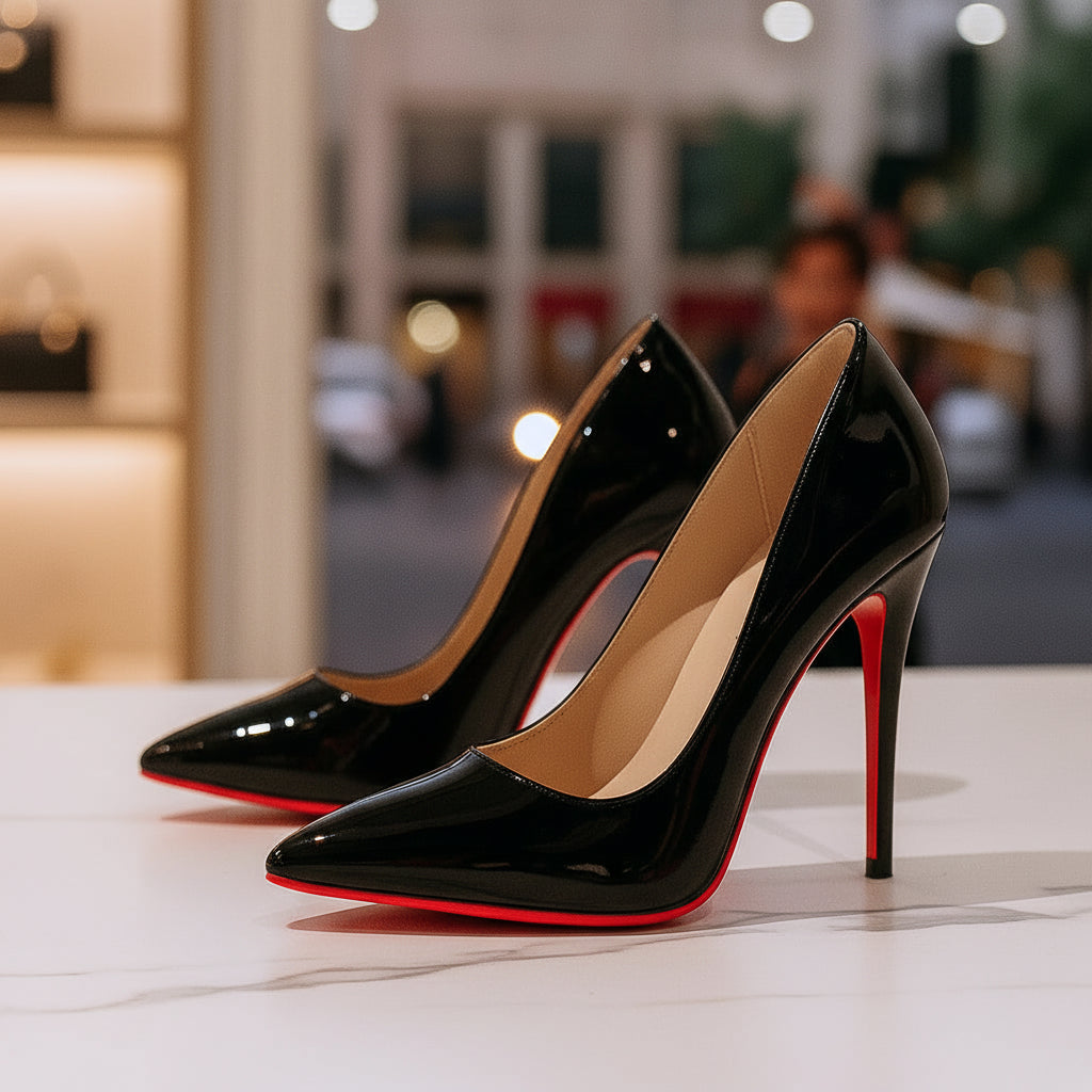 Women's Pointed Toe Stiletto Pumps – Formal Slip-On Dress Heels