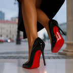 Camille | Pointed Toe Stiletto Pumps – Formal Slip-On Dress Heels