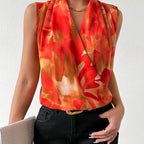 Naomi | Sleeveless Printed Top - Chic Casual Resort Wear Top for Warm Weather Styling