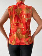 Naomi | Sleeveless Printed Top - Chic Casual Resort Wear Top for Warm Weather Styling