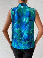 Naomi | Sleeveless Printed Top - Chic Casual Resort Wear Top for Warm Weather Styling