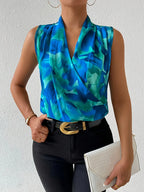 Naomi | Sleeveless Printed Top - Chic Casual Resort Wear Top for Warm Weather Styling