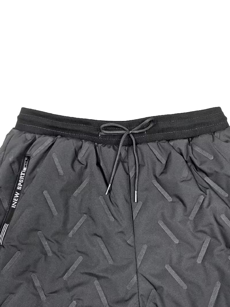 Amber | High-Waist Quilted Thermal Snow Pants - Cuffed Winter Cold-Weather Activewear
