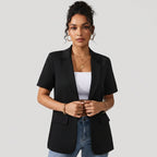 Sophia | Smart Fit Blazer Coat – Hip-Length Lightweight Office Outerwear