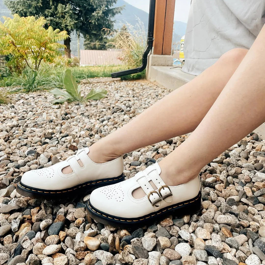 Women's Double Buckle Dress Flats – Timeless Mary Jane Style