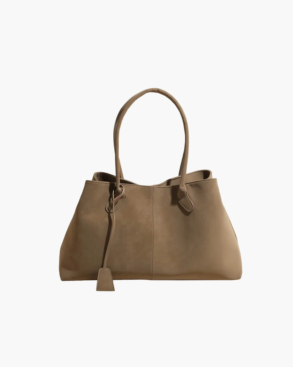 Women's Oversized Hobo Tote Bag – Casual Carryall Shoulder Purse with Tassel Accent